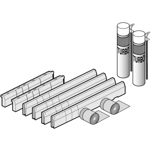 Villeroy & Boch Аксессуары Монтажный комплект, 340 x 1070 x 160 mm U91411100