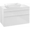 Villeroy & Boch Venticello Тумба под раковину, 2 выдвижных ящика, 957 x 606 x 502 mm, Glossy White / Glossy White A94202DH