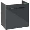 Villeroy & Boch Avento Тумба под раковину, 1 дверь, 530 x 514 x 384 mm, Стекло серое A88801B1