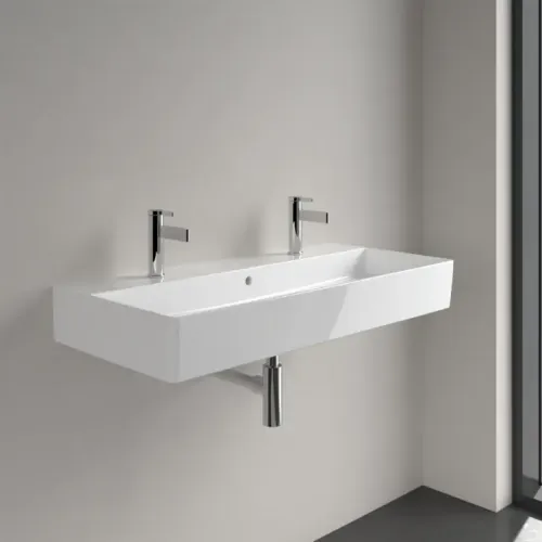 Villeroy & Boch Memento 2.0 Pаковина, 1000 x 470 x 135 mm, Альпийский белый, с переливом, шлифованный 4A221L01