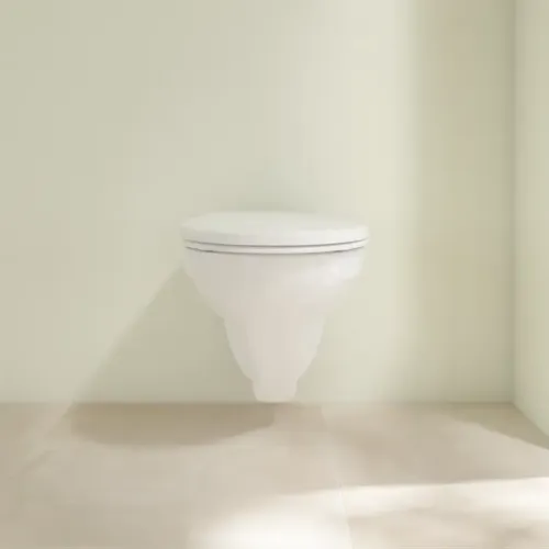 Villeroy & Boch O.novo Унитаз с открытым смывным краем Compact, Альпийский белый 7667R001