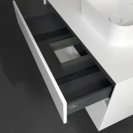 Villeroy & Boch Collaro Тумба под раковину, с подсветкой, 2 выдвижных ящика, 1000 x 548 x 500 mm, Glossy White / Glossy White C096B0DH