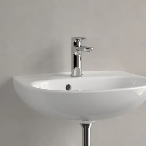 Villeroy & Boch O.novo Раковина компактная, 500 x 380 x 160 mm, Альпийский белый, с переливом 43405001