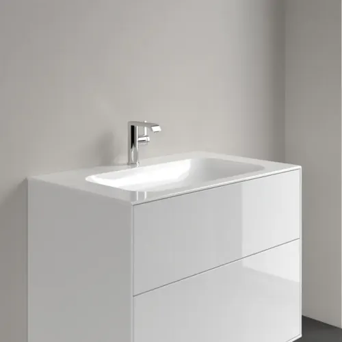 Villeroy & Boch Finion Pаковина для установки на тумбу, 800 x 500 x 160 mm, Альпийский белый CeramicPlus, без перелива, нешлифованный 416481R1