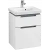 Villeroy & Boch Subway 2.0 Тумба под раковину, 2 выдвижных ящика, 485 x 590 x 379 mm, Glossy White A90700DH
