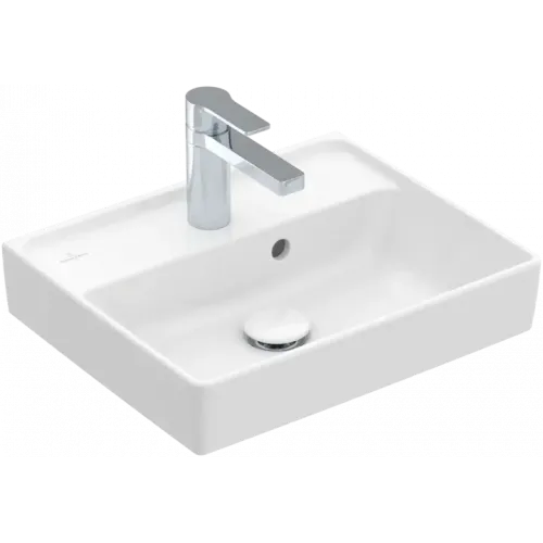 Villeroy & Boch Collaro Раковина компактная, 450 x 370 x 150 mm, Альпийский белый, с переливом 43344501