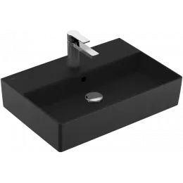 Villeroy & Boch Memento 2.0 Pаковина, 600 x 420 x 135 mm, Ebony CeramicPlus, с переливом, шлифованный 4A226GS5