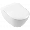 Villeroy & Boch Subway 2.0 Унитаз с открытым смывным краем, настенный, Stone White CeramicPlus 5614R0RW
