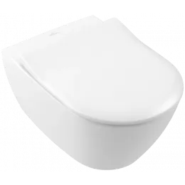 Villeroy & Boch Subway 2.0 Унитаз с открытым смывным краем, настенный, Stone White CeramicPlus 5614R0RW