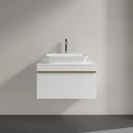 Villeroy & Boch Venticello Тумба под раковину, 1 выдвижной ящик, 757 x 436 x 502 mm, Glossy White / Glossy White A94505DH