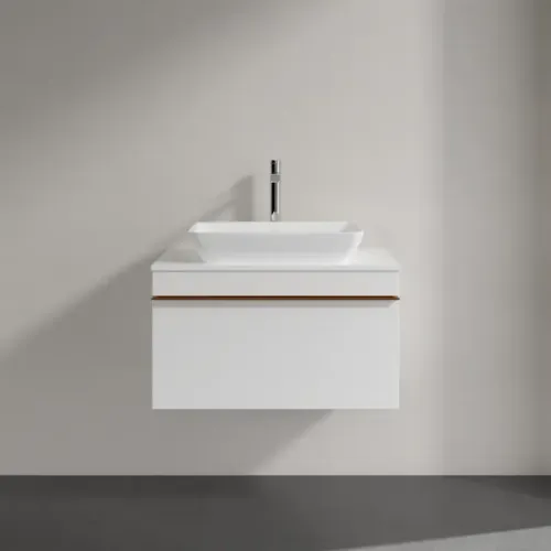 Villeroy & Boch Venticello Тумба под раковину, 1 выдвижной ящик, 757 x 436 x 502 mm, Glossy White / Glossy White A94505DH