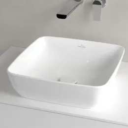 Villeroy & Boch Artis Раковина для установки на столешницу, 410 x 410 x 130 mm, Альпийский белый, без перелива 41784101