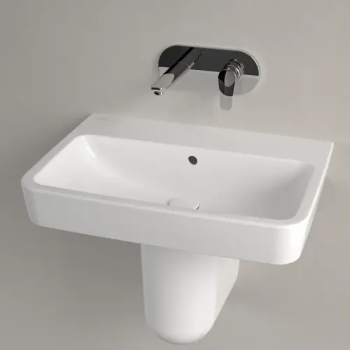 Villeroy & Boch O.novo Pаковина, 650 x 460 x 175 mm, Альпийский белый, с переливом 4A416701