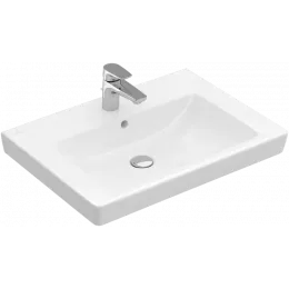 Villeroy & Boch Subway 2.0 Pаковина, 650 x 470 x 180 mm, Альпийский белый, с переливом, шлифованный 7113KG01