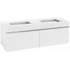 Villeroy & Boch Venticello Тумба под раковину, 2 выдвижных ящика, 1257 x 436 x 502 mm, Glossy White / Glossy White A94901DH