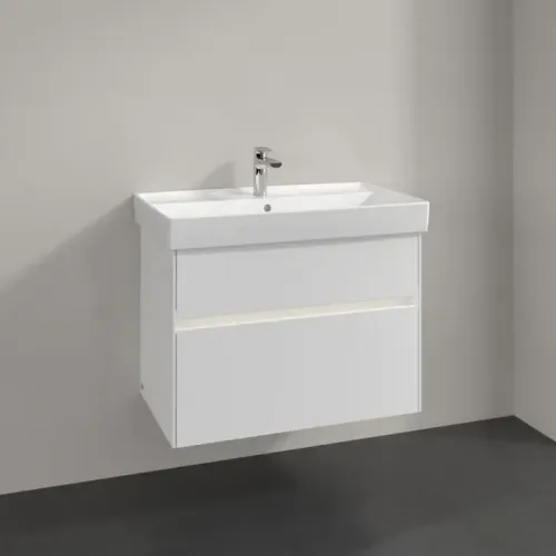 Villeroy & Boch Collaro Тумба под раковину, с подсветкой, 2 выдвижных ящика, 754 x 546 x 444 mm, Glossy White C010B0DH