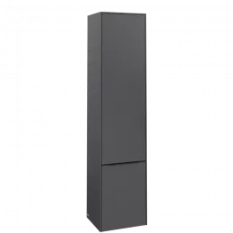 Villeroy & Boch Subway 3.0 Шкаф-пенал, 2 двери, 400 x 1710 x 362 mm, Graphite / Graphite C58701VR
