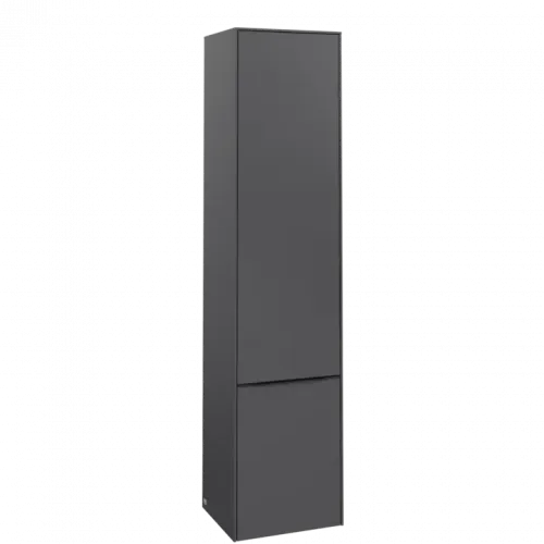 Villeroy & Boch Subway 3.0 Шкаф-пенал, 2 двери, 400 x 1710 x 362 mm, Graphite / Graphite C58701VR