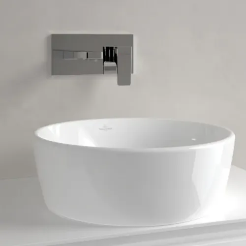 Villeroy & Boch Architectura Раковина для установки на столешницу, 450 x 450 x 155 mm, Альпийский белый, с переливом 5A254501