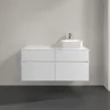 Villeroy & Boch Collaro Тумба под раковину, с подсветкой, 4 выдвижных ящика, 1200 x 548 x 500 mm, Glossy White / Glossy White C043B0DH
