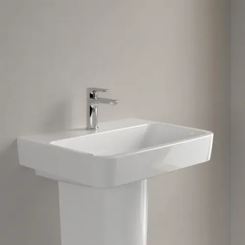 Villeroy & Boch O.novo Pаковина, 600 x 460 x 175 mm, Альпийский белый, без перелива 4A416101