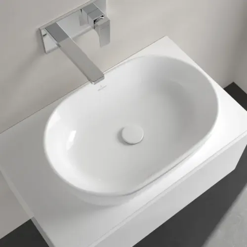 Villeroy & Boch Architectura Раковина для установки на столешницу, 600 x 400 x 155 mm, Альпийский белый, без перелива 5A266101