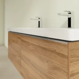 Villeroy & Boch Subway 3.0 Тумба под раковину, 2 выдвижных ящика, 1272 x 429 x 478 mm, Oak Kansas C60100RH