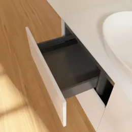 Villeroy & Boch Finion Тумба под раковину, с подсветкой, 4 выдвижных ящика, 1200 x 603 x 501 mm, Glossy White Lacquer G91100GF