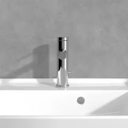 Villeroy & Boch Loop & Friends Смеситель для раковины однорычажный с комплектом слива со стяжкой, Хром TVW10610215361