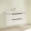 Villeroy & Boch Subway 2.0 Тумба под раковину, 2 выдвижных ящика, 987 x 520 x 449 mm, Glossy White A69700DH