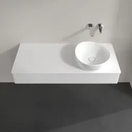 Villeroy & Boch Antao Тумба под раковину, с подсветкой, 1 выдвижной ящик, 1200 x 190 x 500 mm, лицевая поверхность без текстурированной отделки, Glossy White Lacquer / Glossy White Lacquer L12010GF