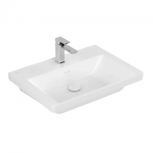 Villeroy & Boch Subway 3.0 Pаковина, 650 x 470 x 165 mm, Альпийский белый, без перелива 4A706801