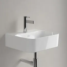 Villeroy & Boch Finion Раковина компактная, 430 x 390 x 140 mm, Альпийский белый CeramicPlus, со скрытым переливом 436444R1