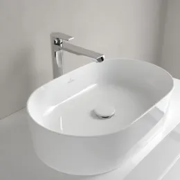 Villeroy & Boch Collaro Раковина для установки на столешницу, 560 x 360 x 145 mm, Альпийский белый, без перелива 4A195601