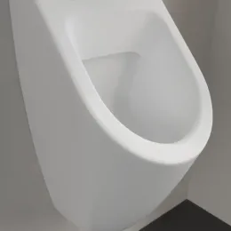 Villeroy & Boch Subway Писсуар, с отверстиями для крепежа крышки, Скрытый подвод воды, 285 x 315 mm, Stone White CeramicPlus 751301RW