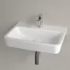 Villeroy & Boch O.novo Pаковина, 600 x 460 x 175 mm, Альпийский белый, без перелива, задняя сторона и нижняя сторона шлифованные 4A416L01