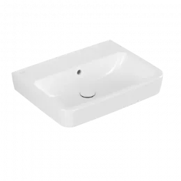 Villeroy & Boch O.novo Pаковина, 600 x 460 x 175 mm, Альпийский белый, с переливом, задняя сторона и нижняя сторона шлифованные 4A416J01