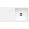 Villeroy & Boch Siluet 60 Мойка, включая Комплект слива с ручным управлением, выкл TitanCeram, 1000 x 510 mm, Альпийский белый CeramicPlus 333601R1