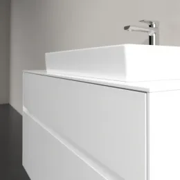 Villeroy & Boch Collaro Тумба под раковину, с подсветкой, 2 выдвижных ящика, 1000 x 548 x 500 mm, Glossy White / Glossy White C018B0DH