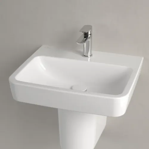 Villeroy & Boch O.novo Pаковина, 550 x 460 x 175 mm, Альпийский белый, без перелива 4A415601