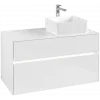 Villeroy & Boch Collaro Тумба под раковину, с подсветкой, 2 выдвижных ящика, 1000 x 548 x 500 mm, Glossy White / Glossy White C040B0DH