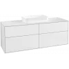 Villeroy & Boch Finion Тумба под раковину, 4 выдвижных ящика, 1600 x 603 x 501 mm, Glossy White Lacquer F73100GF