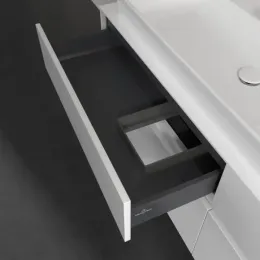 Villeroy & Boch Collaro Тумба под раковину, с подсветкой, 4 выдвижных ящика, 1600 x 548 x 500 mm, Glossy White / Glossy White C029B0DH