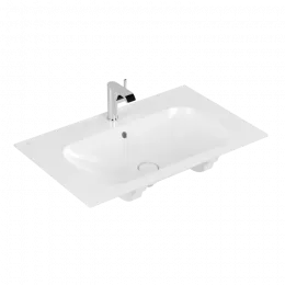 Villeroy & Boch Finion Pаковина для установки на тумбу, 800 x 500 x 160 mm, Альпийский белый CeramicPlus, со скрытым переливом, нешлифованный 416484R1