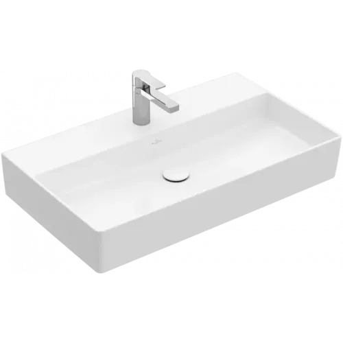 Villeroy & Boch Memento 2.0 Pаковина, 800 x 470 x 140 mm, Альпийский белый, без перелива, шлифованный 4A228L01