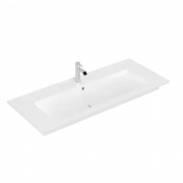 Villeroy & Boch Venticello Pаковина для установки на тумбу, 1200 x 500 x 175 mm, Альпийский белый CeramicPlus, с переливом 4104CLR1