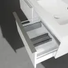 Villeroy & Boch Venticello Тумба под раковину, 2 выдвижных ящика, 1253 x 420 x 502 mm, Glossy White / Glossy White A93901DH