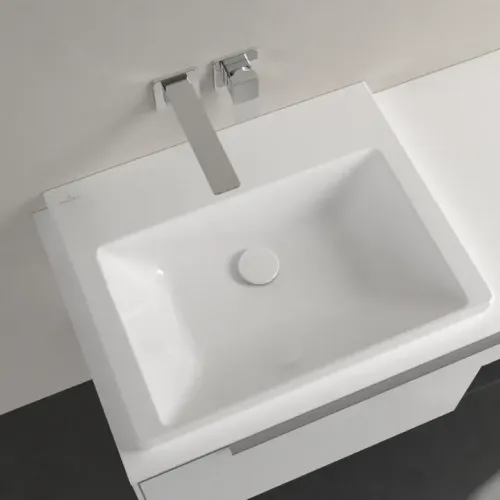Villeroy & Boch Subway 3.0 Pаковина, 600 x 470 x 165 mm, Альпийский белый, без перелива, шлифованный 4A706F01