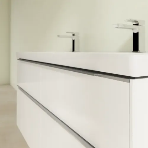 Villeroy & Boch Subway 3.0 Тумба под раковину, 4 выдвижных ящика, 1272 x 576 x 478 mm, Brilliant White C56800VE