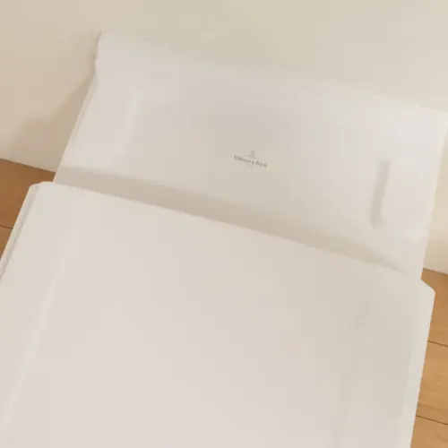 Villeroy & Boch Hommage Унитаз с вертикальным смывом, настенный, Альпийский белый CeramicPlus 6661B0R1